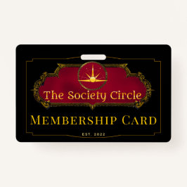 ID de la tarjeta de membresía de Society Circle