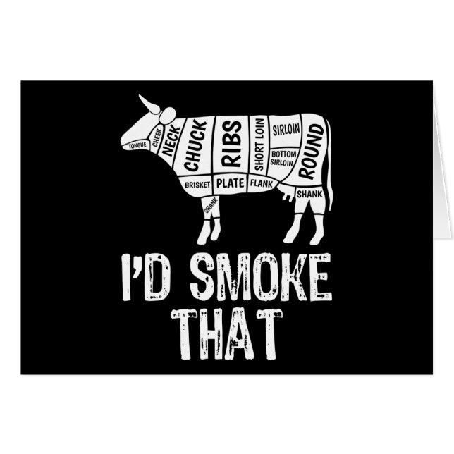 Id Fumar Esa Barbacoa De Parrillada De Tabaquismo  (Anverso (Horizontal))