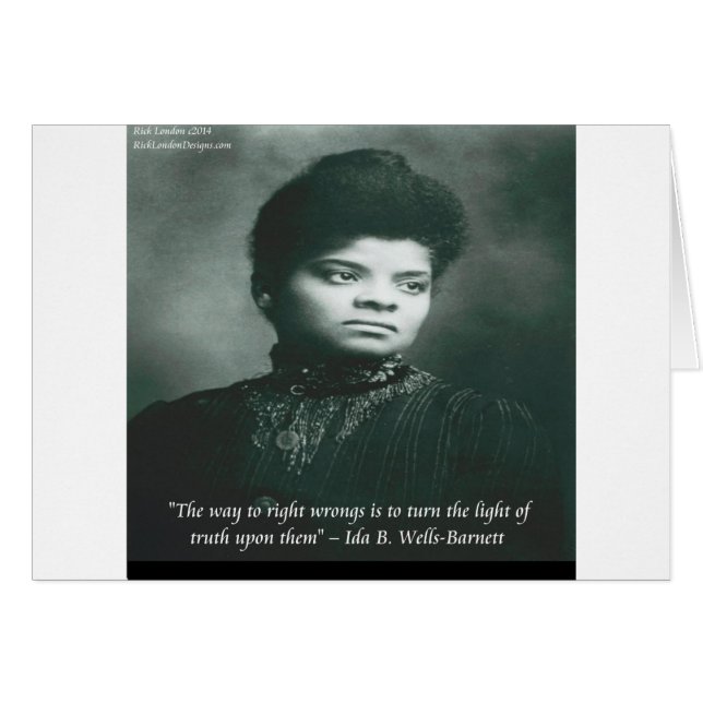 Ida B Wells & Truth Quote (Anverso (Horizontal))