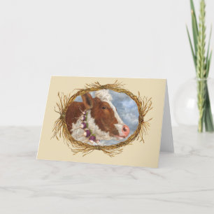 Ida la tarjeta de vaca