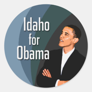 Idaho para los Pegatinas de Obama