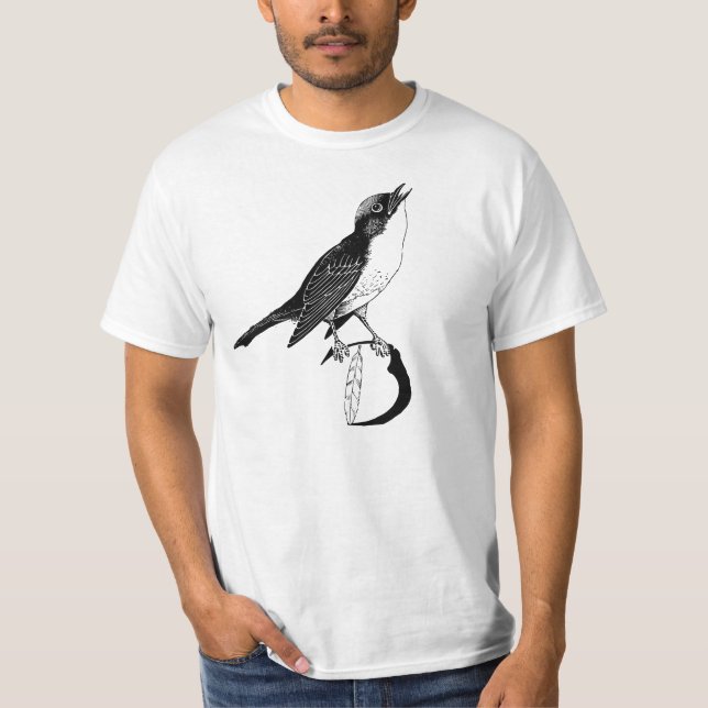 Idea de diseño en línea de camiseta para aves Guay (Anverso)