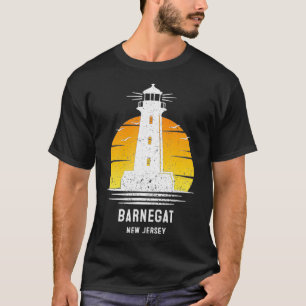 Idea de diseño retro del faro Barnegat New Jersey