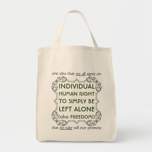Idea de la bolsa de la libertad (Frente)