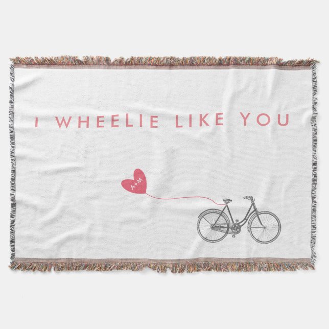 idea de regalo de aniversario de amor lanzar manta (Anverso)