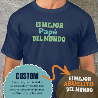 Idea de regalo de camiseta Personalizado El Mejor 