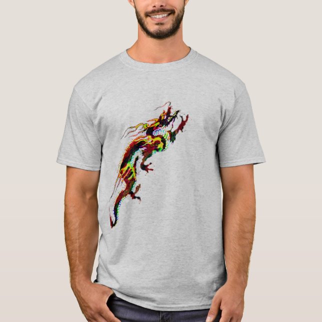 Idea de regalo de camisetas de diseño de dragón de (Anverso)