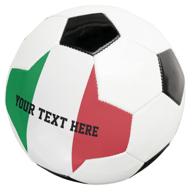 Idea de regalo de la pelota de fútbol de la bander (Tres cuartos)