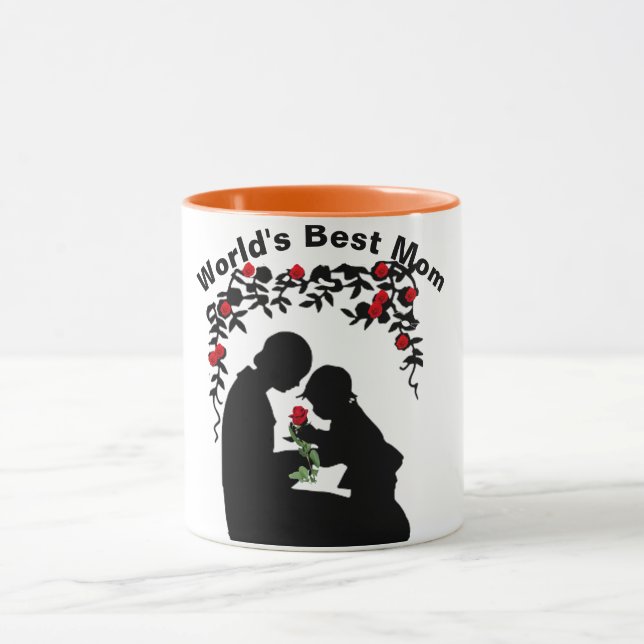 idea de regalo de tazas de café de la mejor madre  (Centro)
