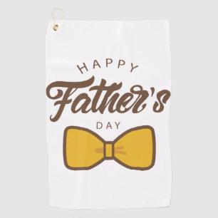 Idea de regalo ritual: Toalla de golf feliz día de