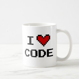 Idea del regalo para la taza de café del código