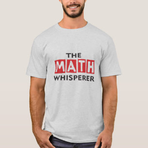 Idea divertida de regalo matemático de la camiseta