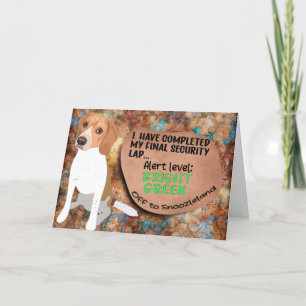 Idea divertida de tu tarjeta de cumpleaños Beagle
