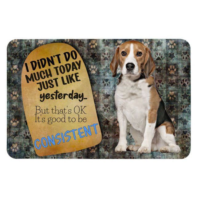 Idea hilarante de tu imán Beagle (Horizontal)