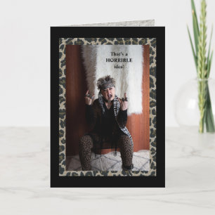 Idea increíblemente Horrible, ¿oh sí? Tarjeta