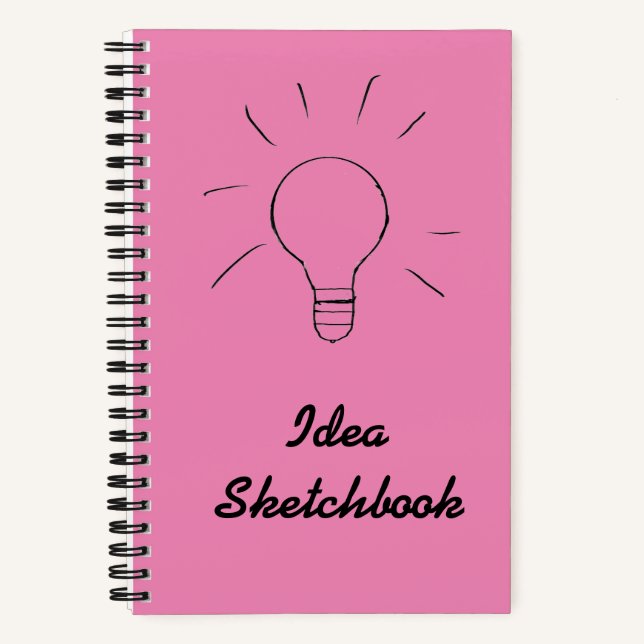Idea - Libro de bocetos rosa (Anverso)
