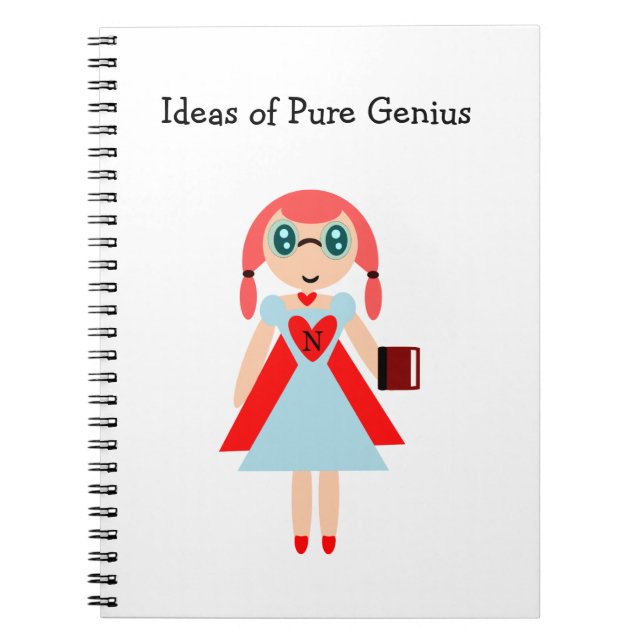 Ideas de cuaderno super nerd de Pure Genius (Frente)
