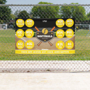 Ideas de pancartas personalizadas de softball para