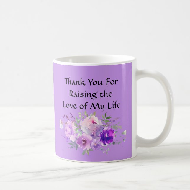 Ideas de regalos para suegra Taza de café con rosa (Derecha)