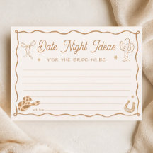 Ideas de Tarjeta de Noche de Cita para Despedida d