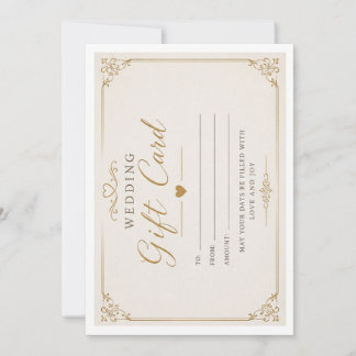 Ideas de tarjetas de regalo de boda elegantes