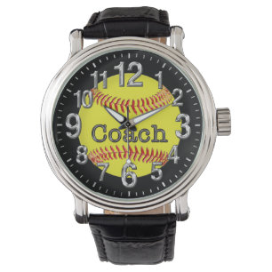Ideas del regalo del coche del softball, relojes
