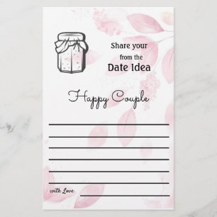 Ideas para citas en Flyer - Acuarela rosa