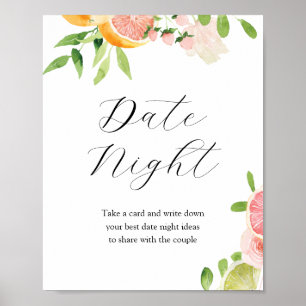 Ideas para una noche de cita Señal de ducha nupcia