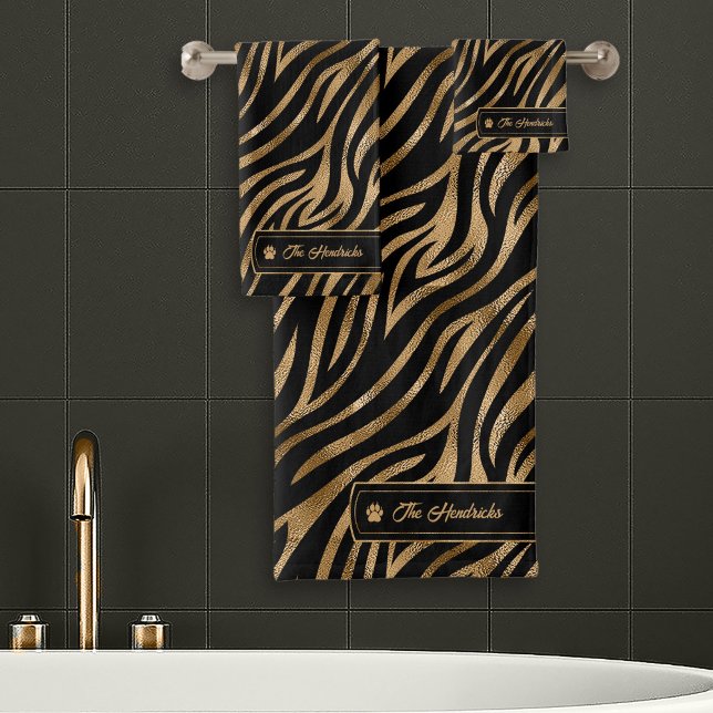 Ideas silvestres Black & Gold Zebra ID1160 (Subido por el creador)