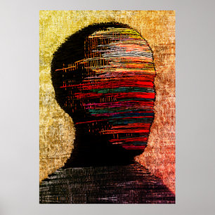 Identidad Fragmentada – Arte Abstracto Colorido co
