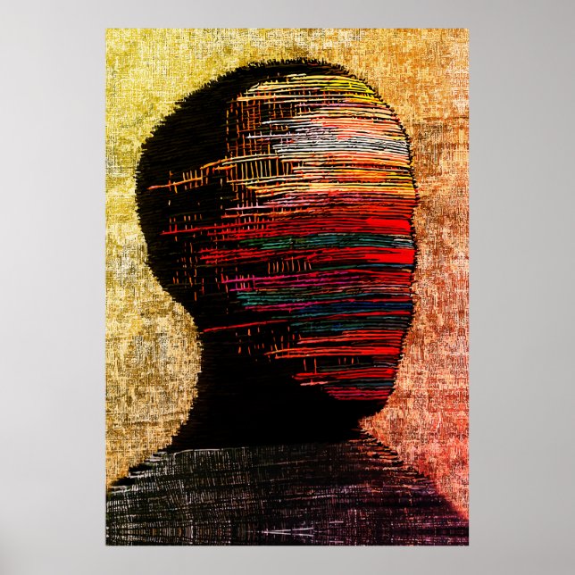 Identidad Fragmentada – Arte Abstracto Colorido co (Frente)