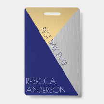 Boda azul de la Marina Tarjeta VIP de plaza de Esc