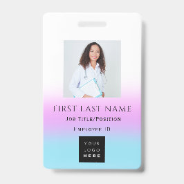 Identificación Código de barras Nombre de la tarjeta de identific