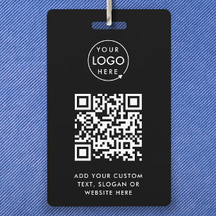 Identificación Código QR de Insignia de Evento Tarjeta de Ident
