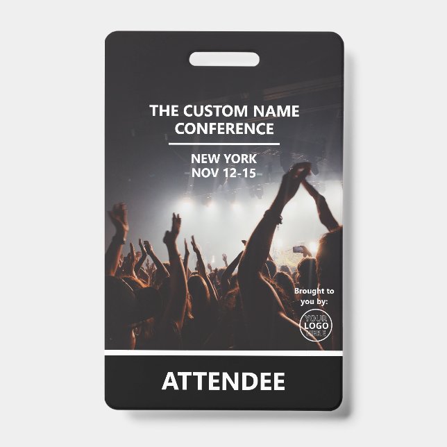 Identificación Código QR de la tarjeta de acceso a la conferencia (Parte frontal)