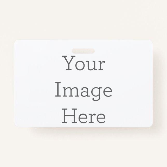 Horizontal Tarjeta de identificación (Anverso)