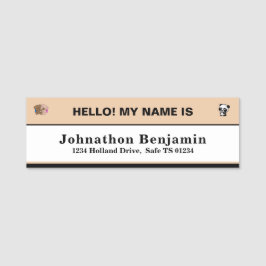 Identificación de los niños con identificación de