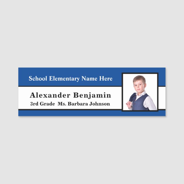 Identificación fotográfica del niño Chica de un ni (Anverso)