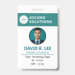 Identificación Insígnia de Empleado del Personal - Tarjeta de Acc
