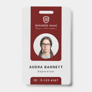 Identificación Logotipo de ID de empresa Tarjeta de personaliza