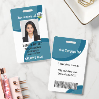 Identificación Nombre de foto personalizada Tarjeta de identifica