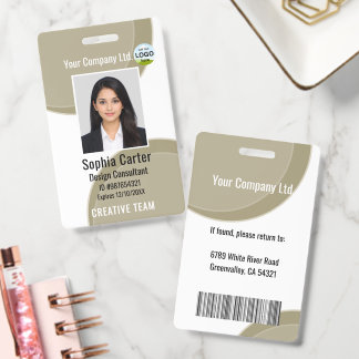 Identificación Nombre de foto personalizada Tarjeta de identifica