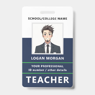 Identificación Nombre y foto personalizados | Tarjeta de identifi