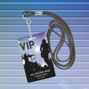 Identificación Tarjeta de Concierto de Acceso para Personalizados