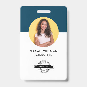 Identificación Tarjeta de empleado de negocio personalizada minim