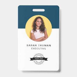 Identificación Tarjeta de empleado de negocio personalizada minim