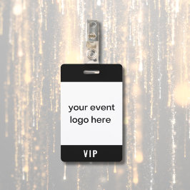 Identificación Tarjeta de evento VIP Pass