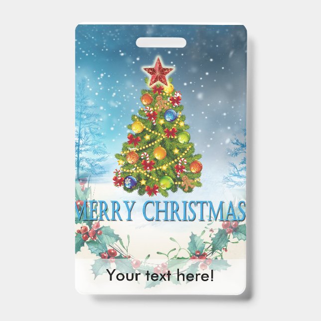 Identificación Tarjeta de Feliz Navidad (Parte frontal)
