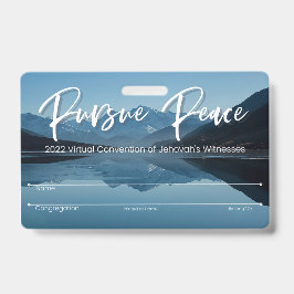 Identificación Tarjeta de insignia de la Convención JW Keepsake |