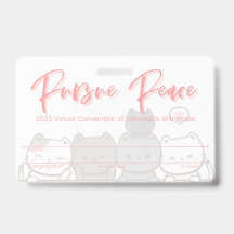 Tarjeta de insignia de la Convención JW Keepsake |